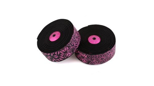 Fita de guidão Supacaz Star Fade preto/pink hover