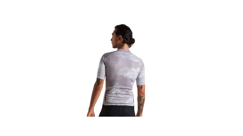 Camisa Jersey Specialized SL Blur Manga Curta Masculina Prata hover