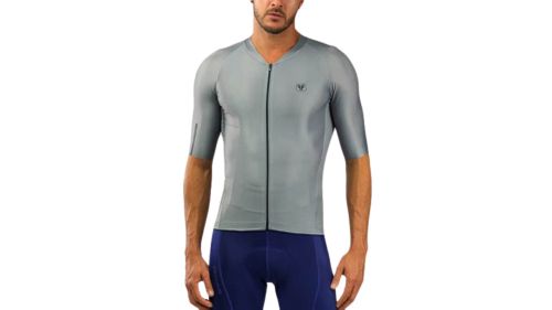 Camisa de Ciclismo Free Force Training Cinza