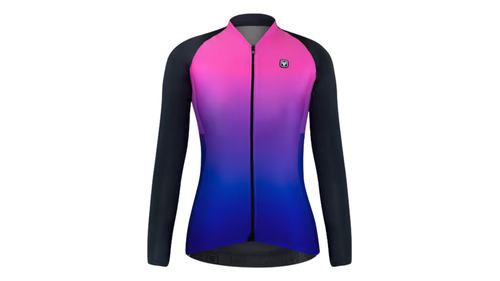 Camisa Freeforce Feminina Start Gradient Peluciada Rosa/Roxo