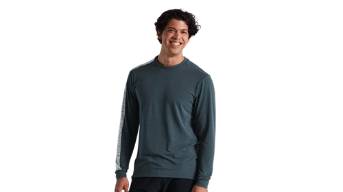 Camisa Specialized Trail Jersey LS Men Cinza