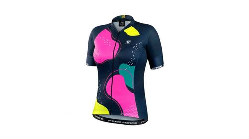 Camisa Ciclismo Free Force Sport Nutty Feminina Azul