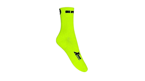 Meia ERT Ciclismo Amarelo Fluor Total