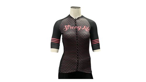 Camisa de Ciclismo Feminina Slim Strong Life