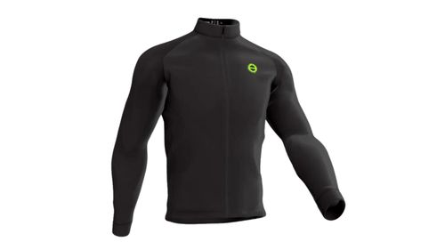 Casaco de Ciclismo ERT Liso Preto