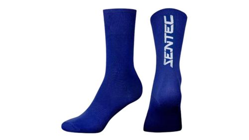 Meia Longa Sentec Performance 18cm - Azul escuro