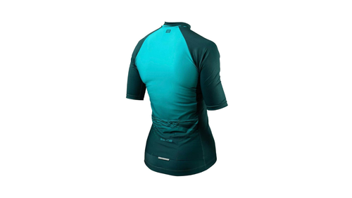 Camisa Ciclismo Evoe Classic Fogli Feminina Verde hover