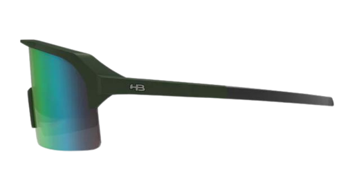 Óculos de Sol HB Edge esportivo Matte Metallic Green Chromen - Solar - TAM 160 mm hover