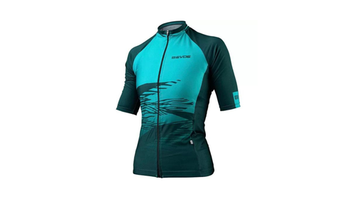 Camisa Ciclismo Evoe Classic Fogli Feminina Verde