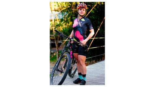 Camisa Ciclismo Free Force Sport Nutty Feminina Azul hover