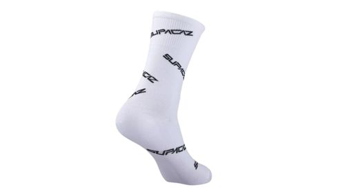 Meia Supacaz SupaSox Tagged Branco