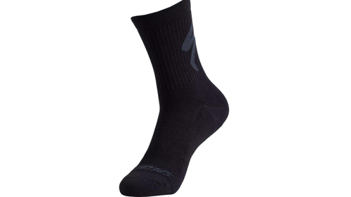 Meia Specialized Algodão Cano Alto Preto