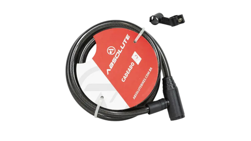 Cadeado Absolute 1,5mm*12mm Espiral Com Chave 