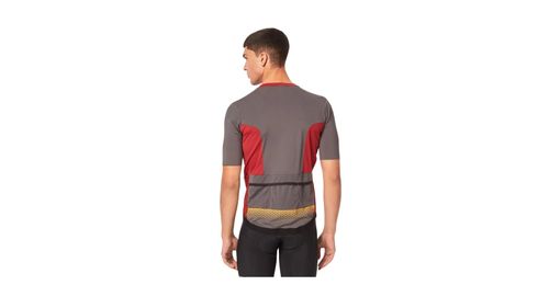 Camisa Ciclismo Oakley Point to Point Jersey Cinza/Vermelho hover