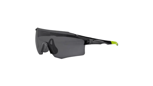 Óculos Para Ciclismo  High One Flux c/ 2 Lentes Preto / Amarelo